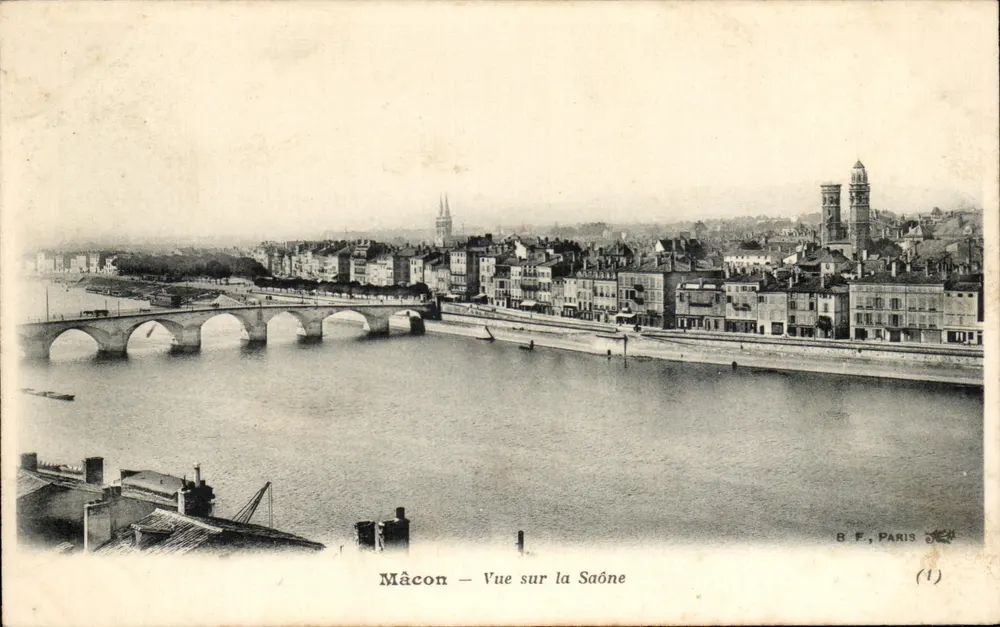 मैकॉन — सॉन पर दृश्य — B.F. PARIS (1) - आगे