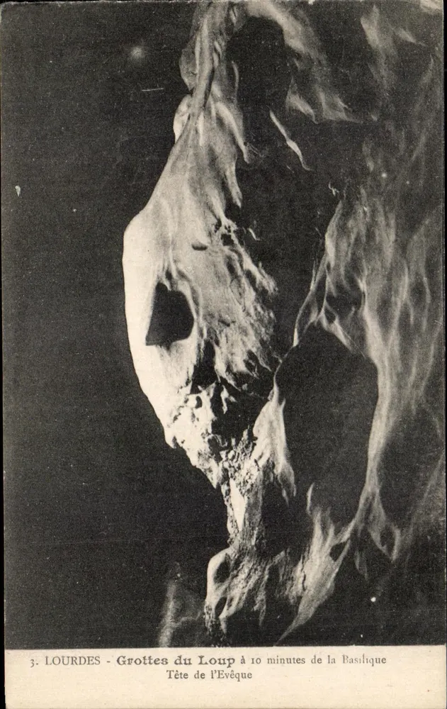 Lourdes - Grottes du Loup - Kopf des Bischofs - Vorderseite