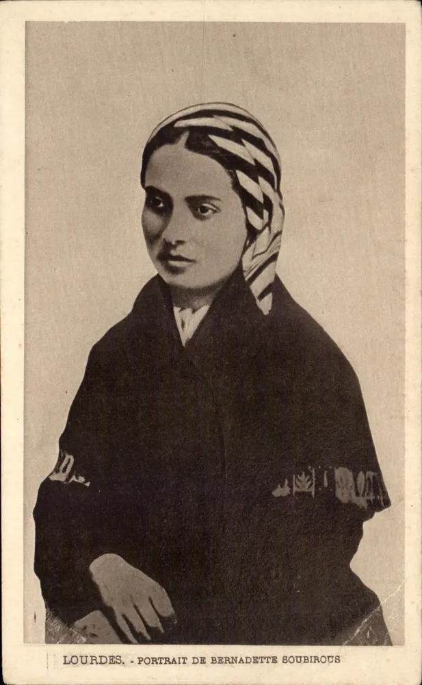 Lourdes - Retrato de Bernadette Soubirous - Association du Palais de Lourdes - Frente