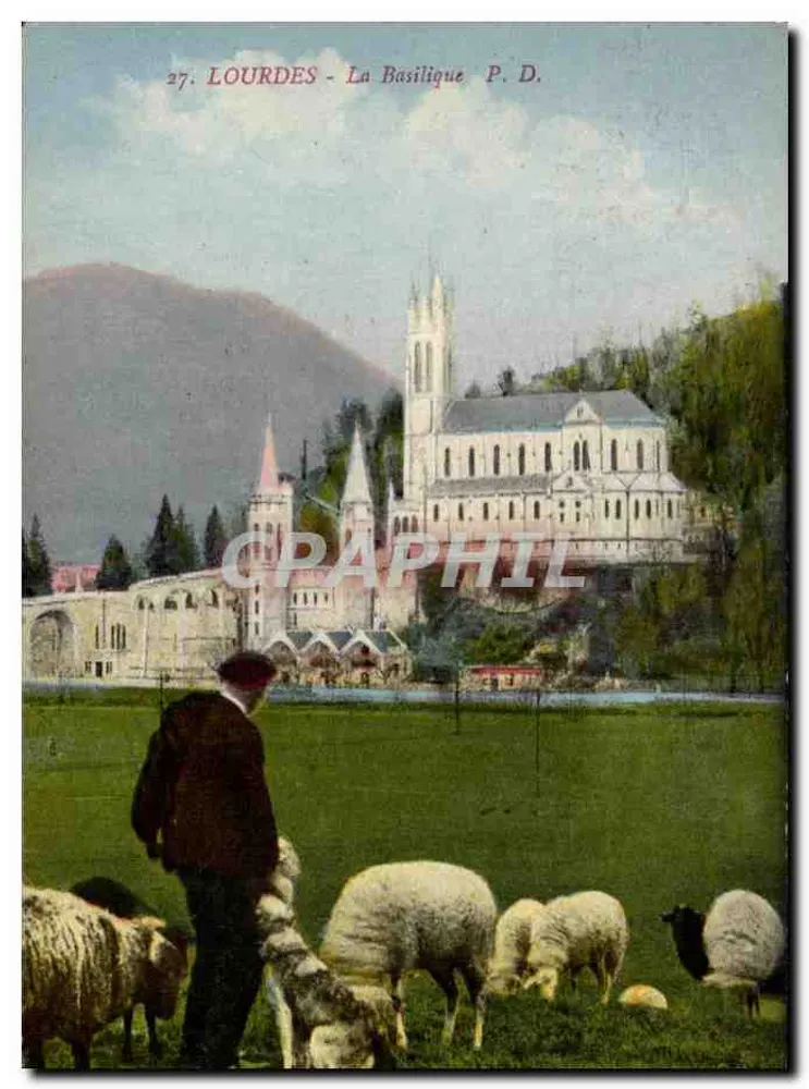 Lourdes - Die Basilika — P. D. n°27 - Vorderseite