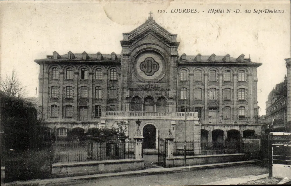 Lourdes - Krankenhaus N.-D. des Sept-Douleurs — Ausgabe F. Viron, n° 120 - Vorderseite