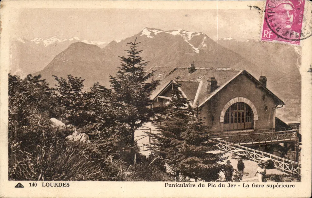 Lourdes — Seilbahn des Pic du Jer — Oberstation — Sonderausgabe Pic du Jer Shop - Vorderseite