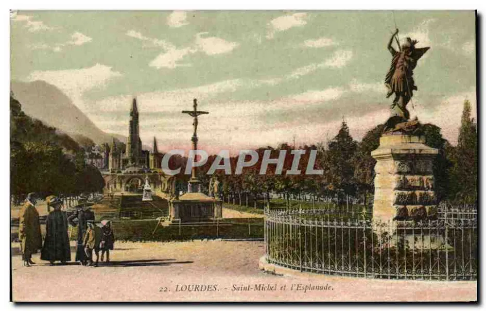 Lourdes - Sint-Michaël en de Esplanade — n°22 - Voorkant