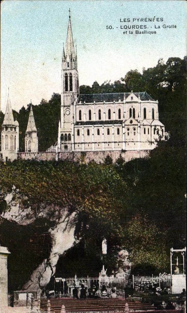 Lourdes - Die Höhle und die Basilika — Die Pyrenäen, n°50 - Vorderseite
