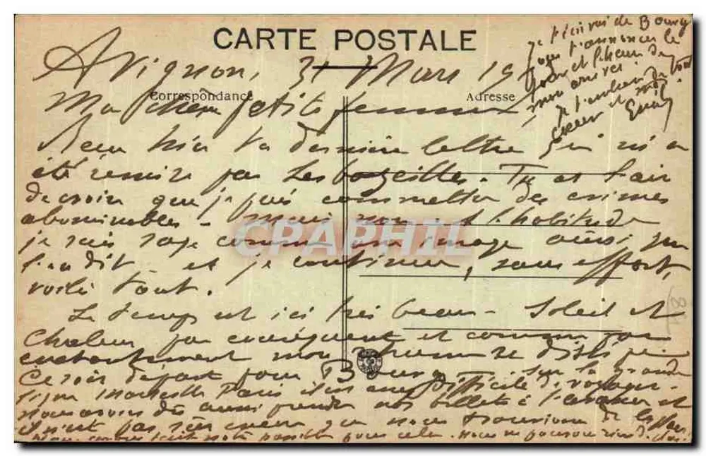 Avignon — Place de l'Horloge — Ansicht des Palais des Papes - Rückseite