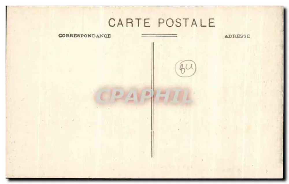 Fontaine de Vaucluse - Ufer des Sees - Die Wasserfälle — Künstlerische Ausgabe Vve J. Brous - Rückseite