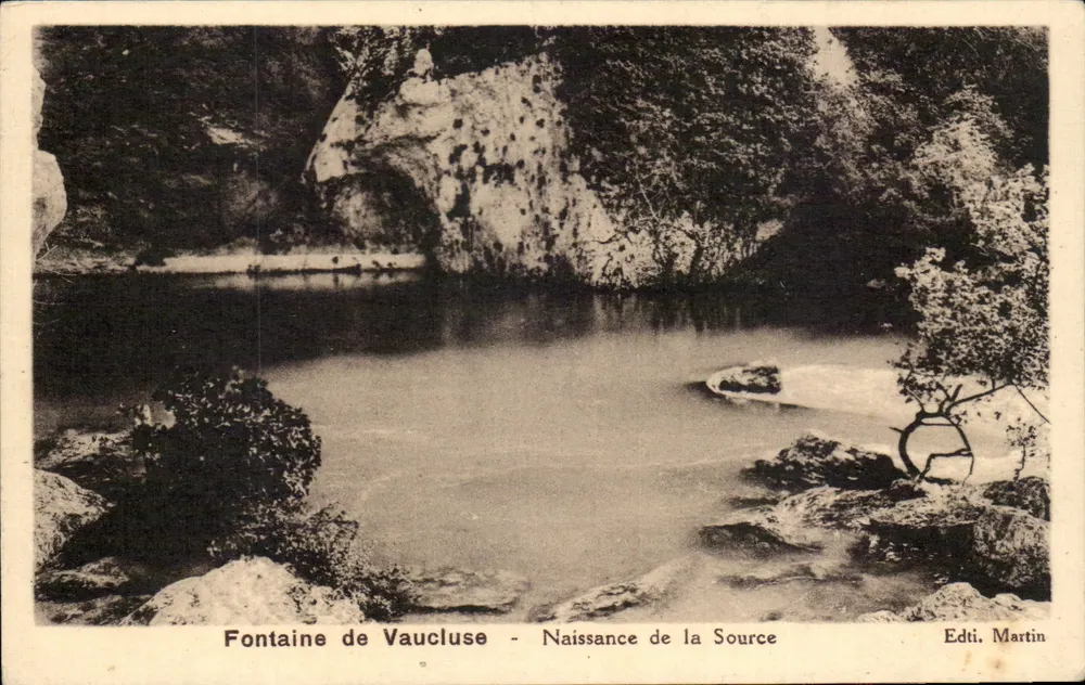 Fontaine de Vaucluse - Nascimento da Fonte - Edti Martin - Frente