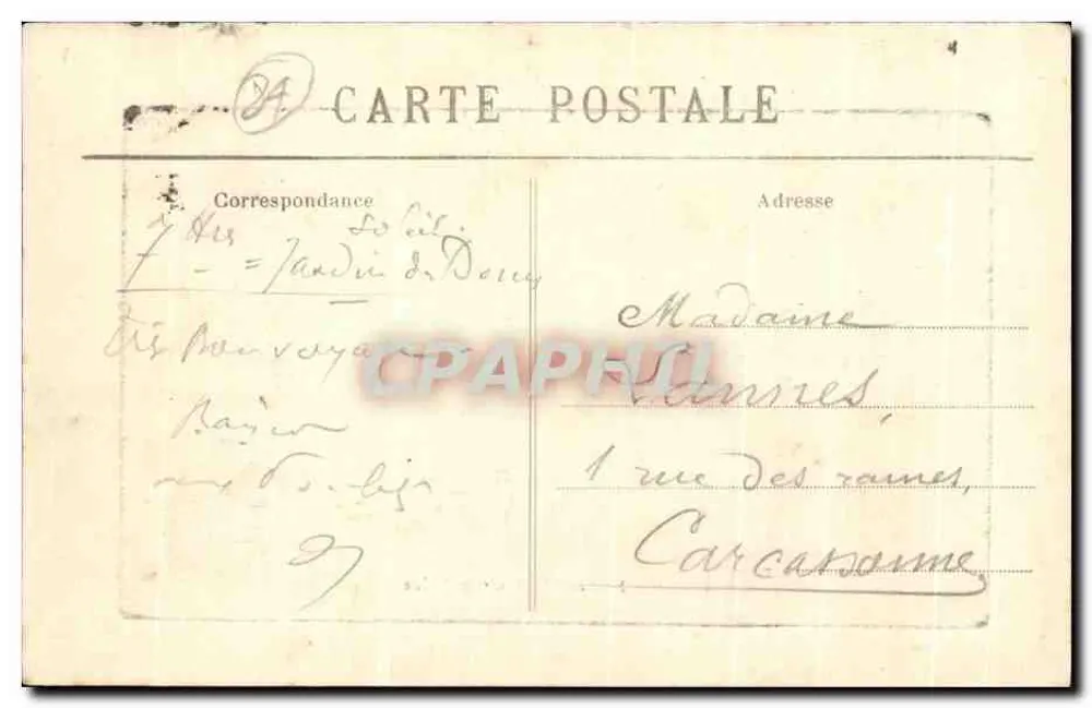 Avignon — Novo Ponte sobre o Rio Ródano — Coleção B.B. - Verso