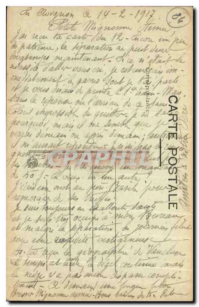 Avignon — Forte de Saint-André — editor Vignon, n°7 - Verso