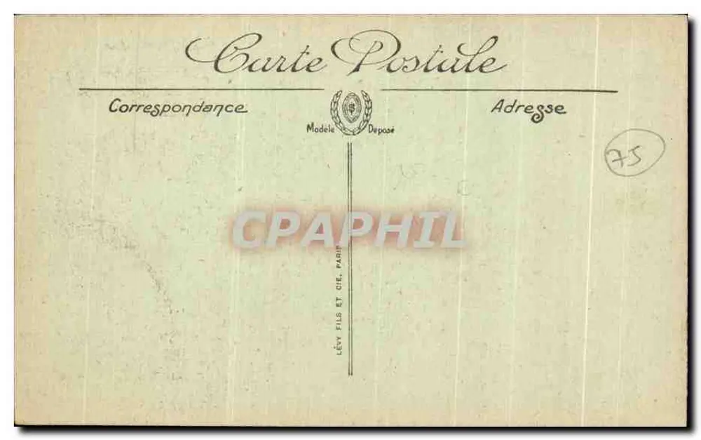 PARIS — O Palácio de Justiça — A Fachada — LL. — n°802 - Verso