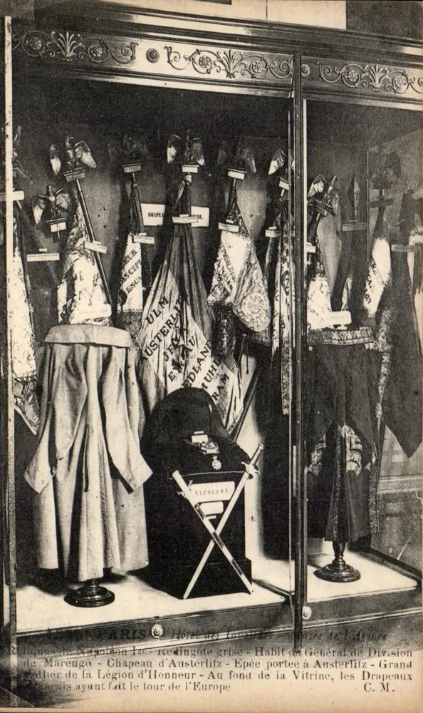 Relíquias de Napoleão I — Marengo, Austerlitz — Hotel dos Inválidos, Museu da Armada - Frente