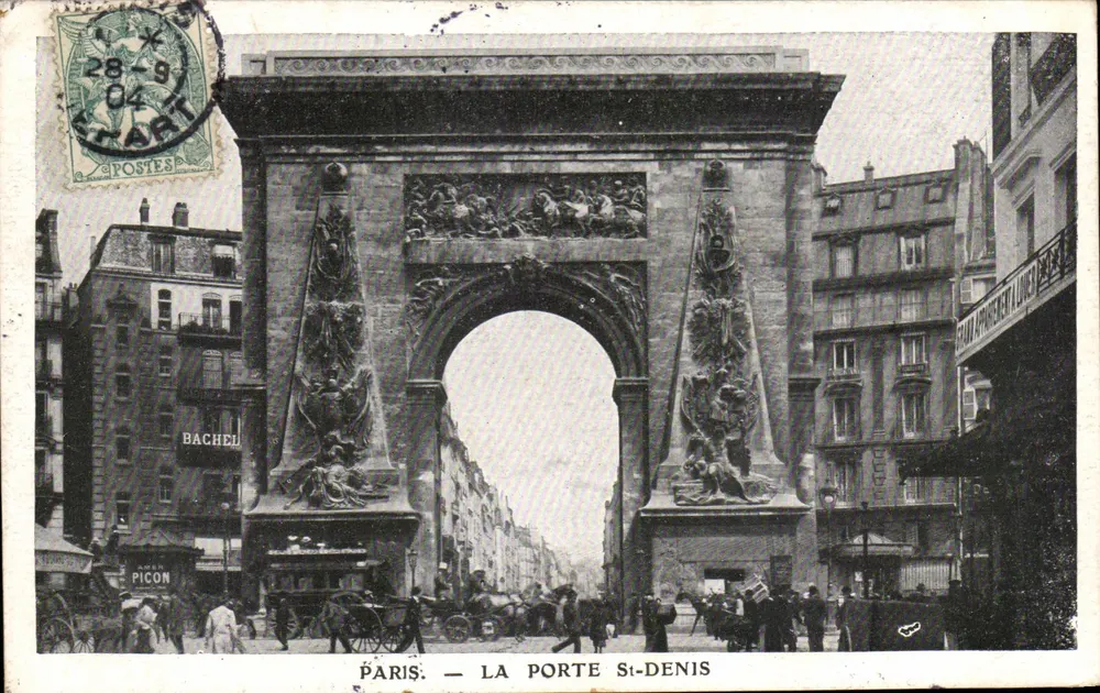 Paris — A Porta Saint-Denis — editor Picon - Frente