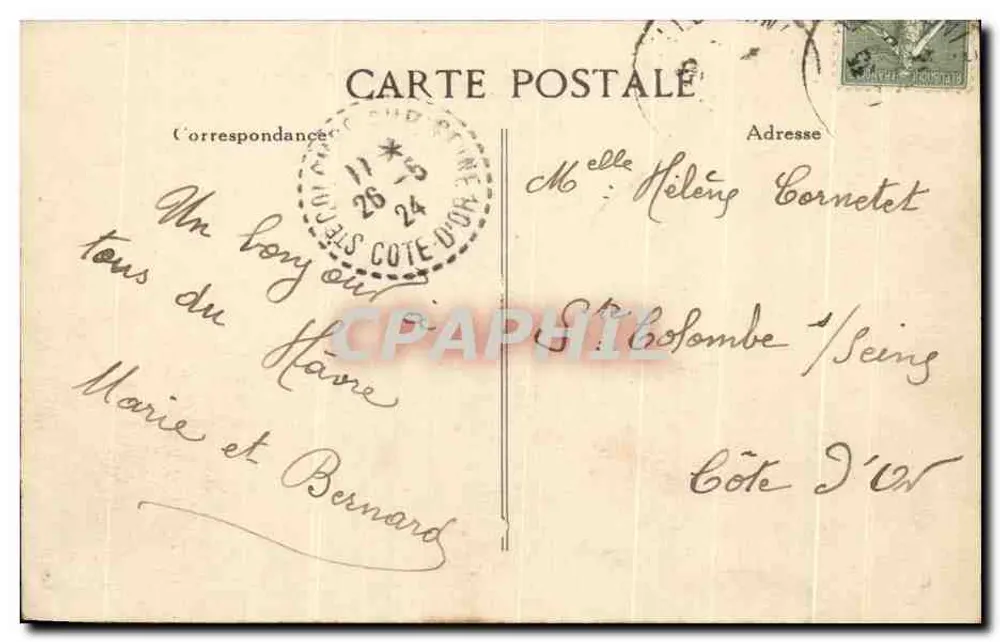Le Havre — Der Casino von der Strandseite gesehen — G. E., Le Havre, n° 302 - Rückseite
