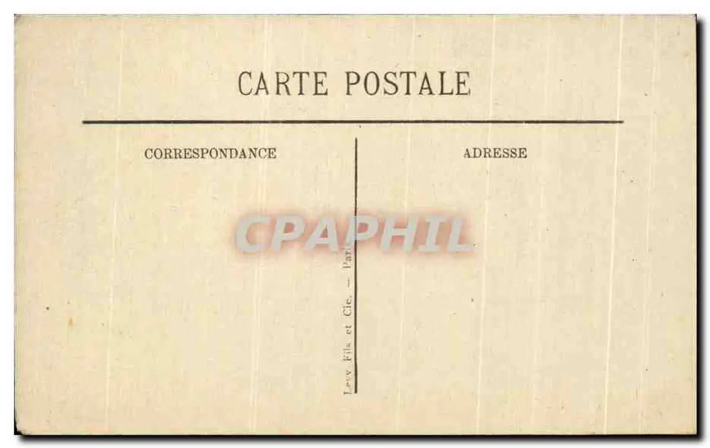Parque de Versailles — Bassin des Dômes — editor Levý Fils et Cie, Paris - Verso