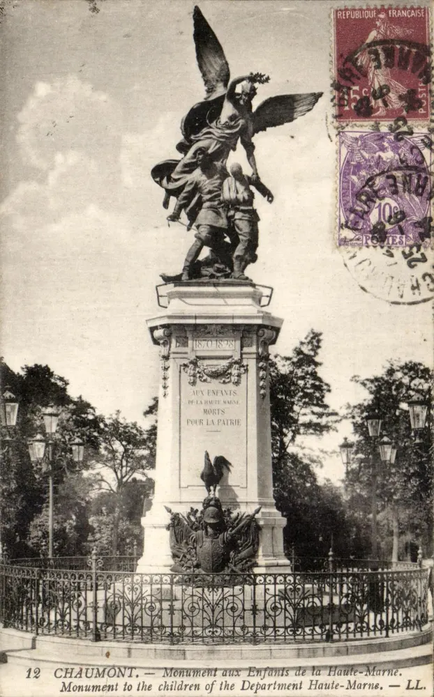 Chaumont — Denkmal für die Kinder der Haute-Marne — LL - Vorderseite