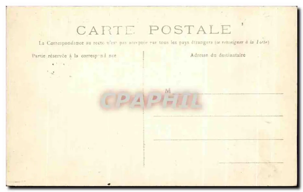 Doullens — A Cidadela — Editor: La Fée, 1908 - Verso