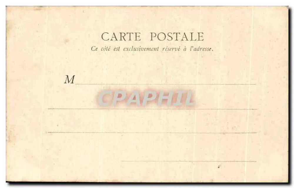 Angers — Ponte do Centro — B. F., Paris - Verso