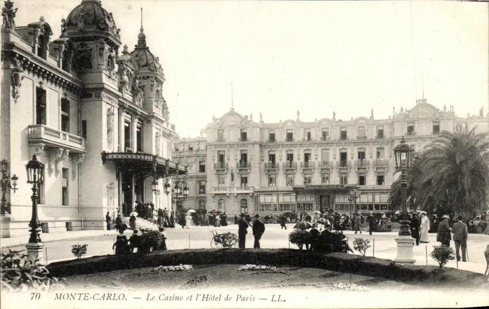 Monte-Carlo — Das Casino und das Hôtel de Paris — LL. — n°70 - Vorderseite