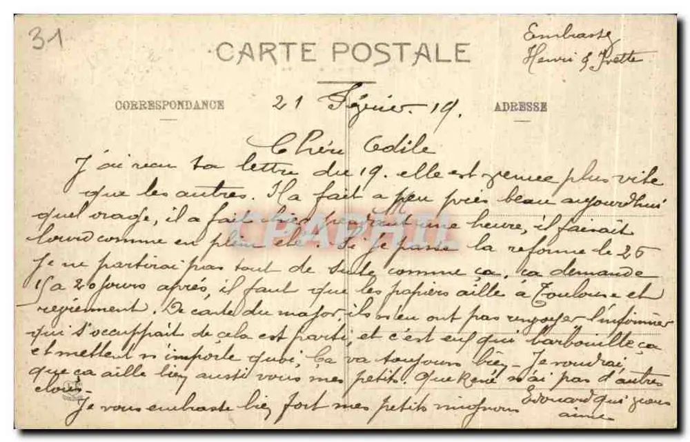 La Haute-Garonne — Straße von Aspet nach Luchon — Kurven des Col des Ayres — 1927 - Rückseite