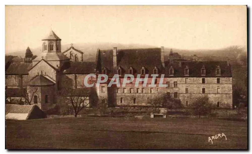 Obazine (Corrèze) — Kerk en klooster — ARGRA - Voorkant