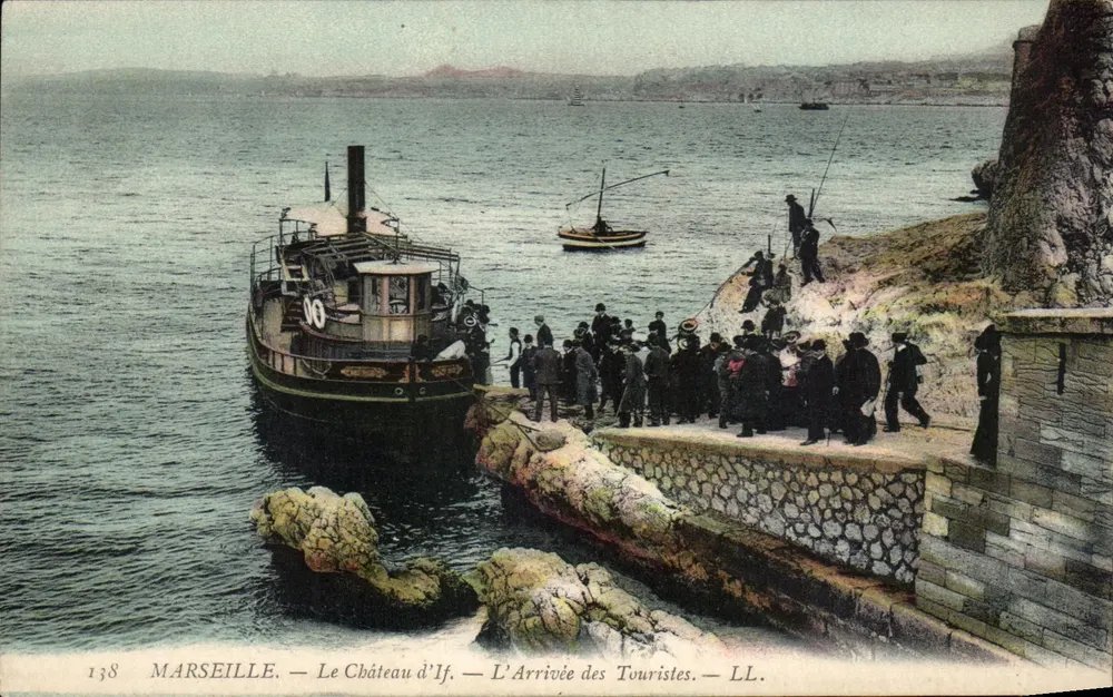 Marseille — Schloss If — Ankunft der Touristen — LL. — Nr. 1338 - Vorderseite