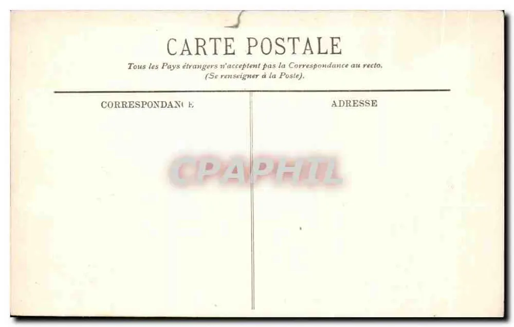 Marselha — A Bolsa e a Cannebière — LL. n°46 - Verso