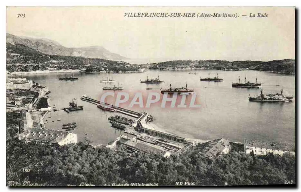 VILLEFRANCHE-SUR-MER (Alpes-Maritimes) — Der Hafen — ND Phot - Vorderseite