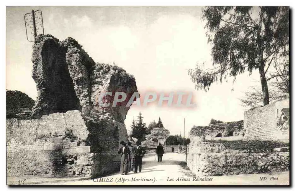 CIMIEZ (Alpes-Maritimes) — As Arênes Romanas — ND Phot - Frente