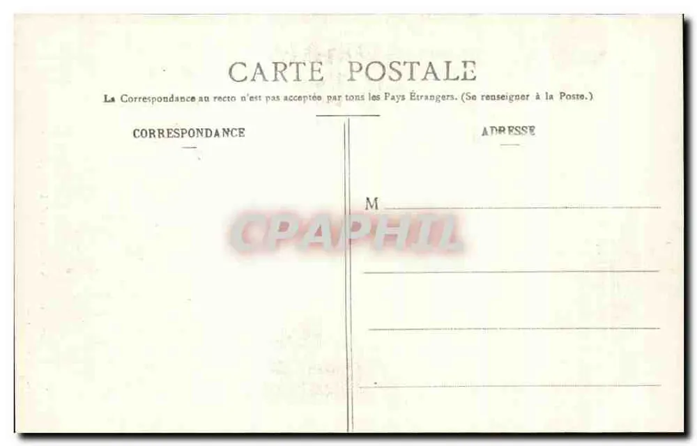 Dreux — Innenansicht der Kapelle Saint-Louis — Ch. Foucault, Verlag, Dreux - Rückseite