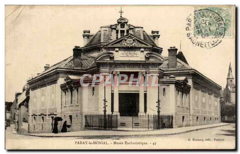 Paray-le-Monial — Musée Eucharistique — H. Bonamy, édit., Poitiers - 43 - Frente