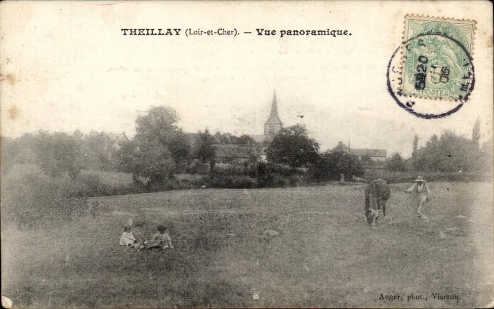 THEILLAY (Loir-et-Cher) — Panoramablick — Auger, phot., Vierzon - Vorderseite