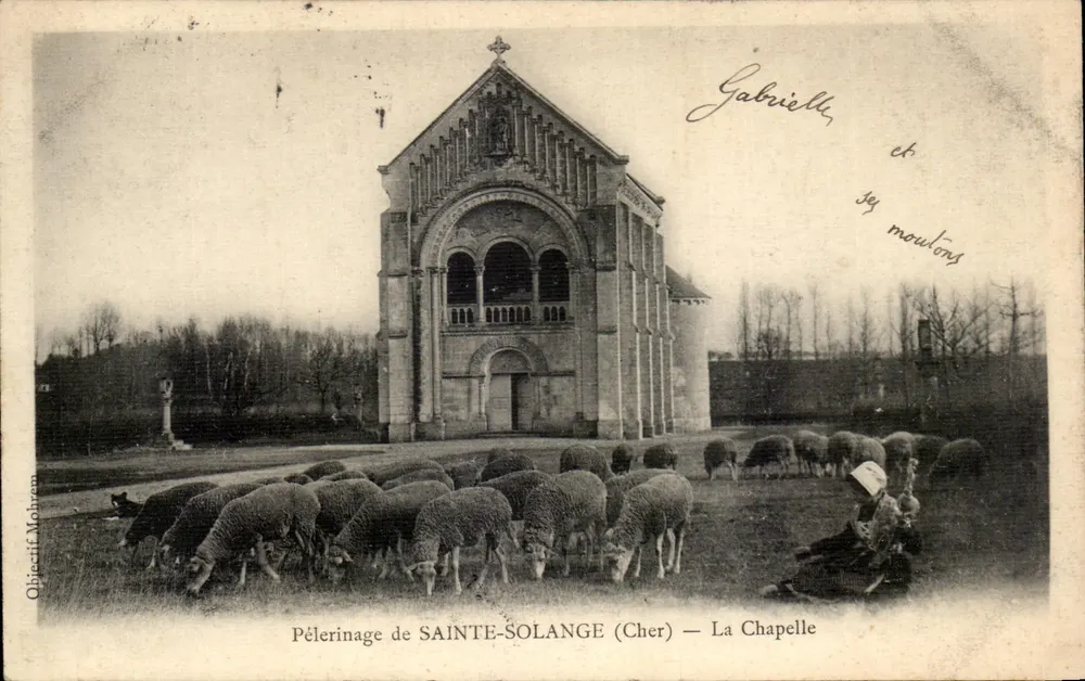 Pilgerreise von SAINTES-SOLANGE (Cher) — Die Kapelle - Vorderseite