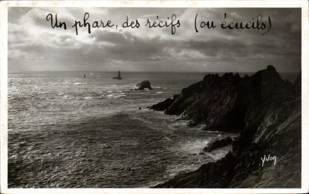 Pointe du Raz — extremidade do promontório — Éditions d'Art YéYé, Paris - Frente