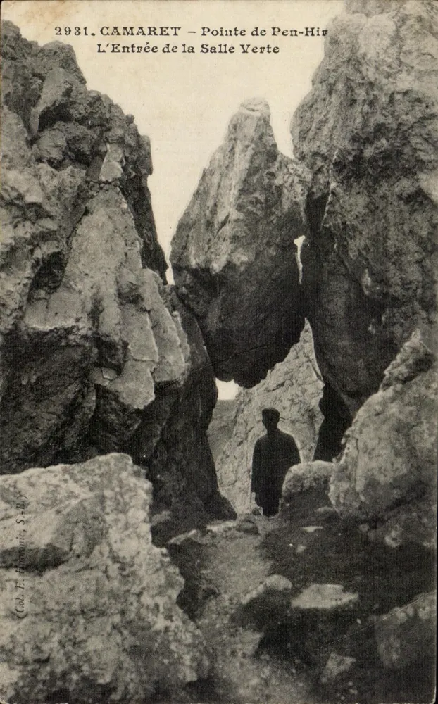Camaret - Pointe de Pen-Hir - Eingang zur Grünen Halle - Vorderseite