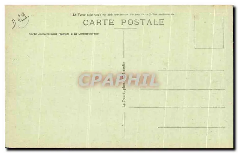 Les Aiguilles de Lamsoz — Camaret-sur-Mer — n° 1450 - Rückseite