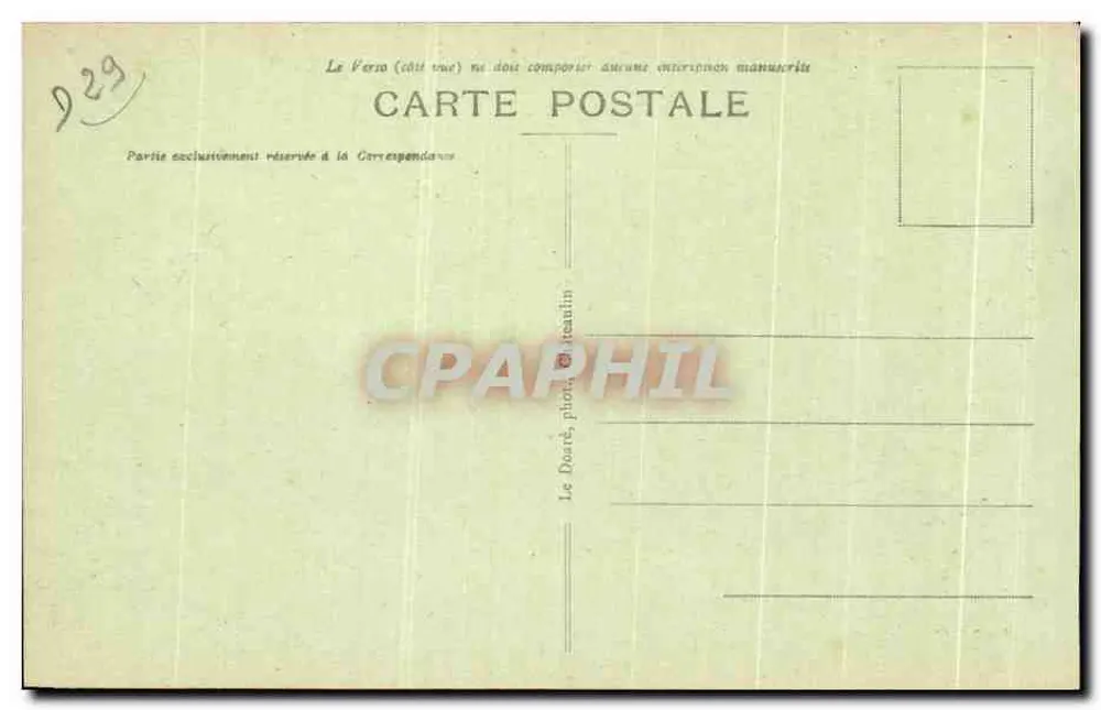 Camaret-sur-Mer — La Pointe des Pois von der Plage du Véryhac'h aus gesehen — n° 395 - Rückseite
