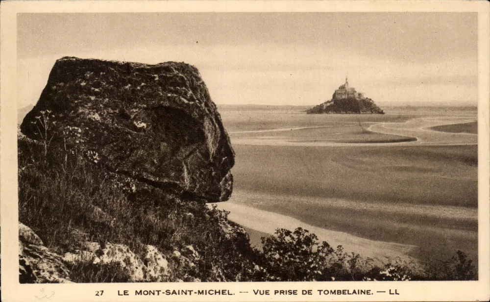 Mont Saint-Michel — Ansicht von Tombelaine — LL - Vorderseite