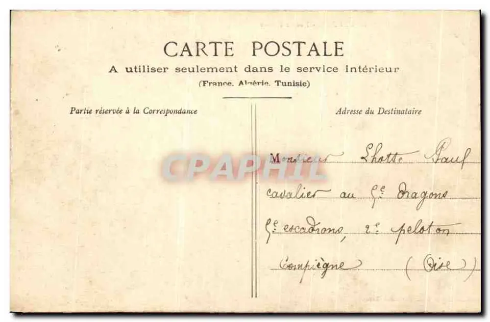 Maubeuge - Rue de France — Verleger Laffilman-Samih, Hautmont (Nord) - Rückseite