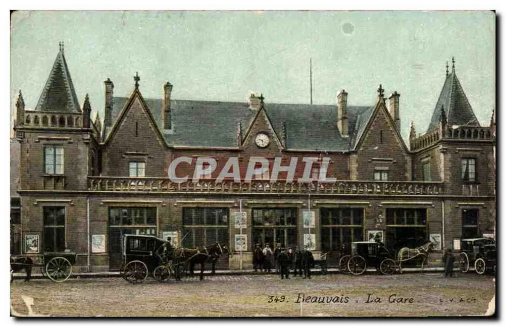 Fleauvais — La Gare — éditeur L.V. ACH - Frente