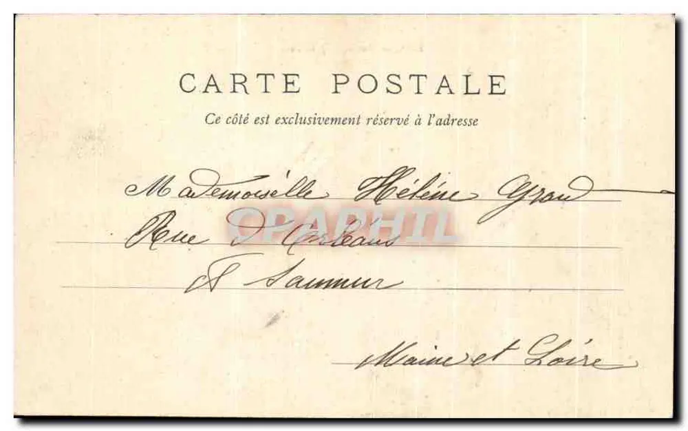 Route von Boulogne nach Calais — P. de L'Élouis — V. Débrieu, Verlag Marquise - Rückseite
