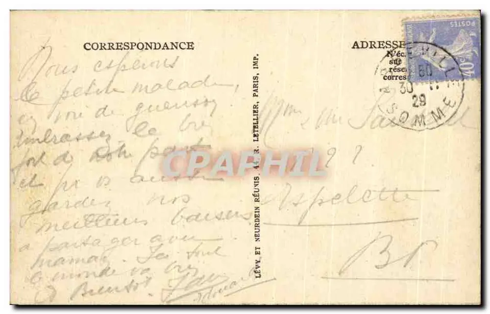 Abbeville — A Praça São Pedro — LL — n° 98 - Verso