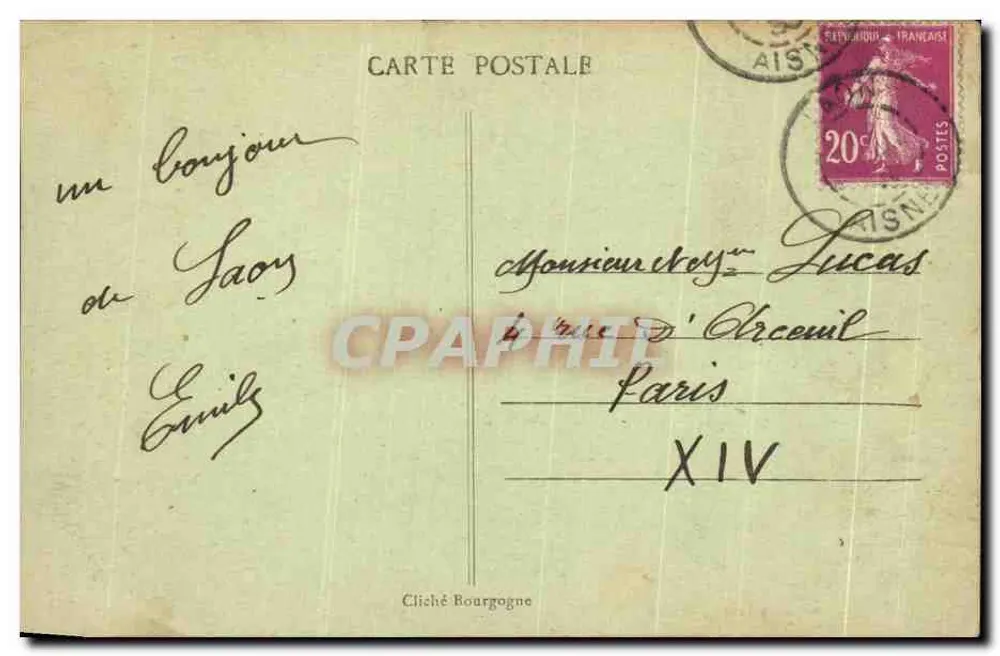 Laon (Aisne) - A Estação e suas Dependências — Edit. II, A. Journaud - Verso