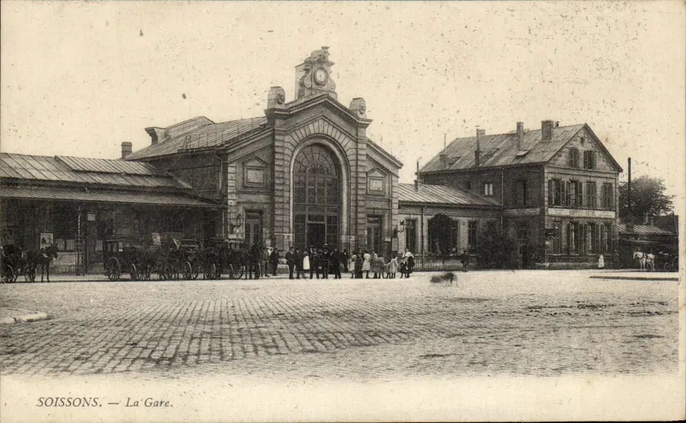 Soissons — Stacja — Wydawca nieznany, numer serii nieczytelny - Awers