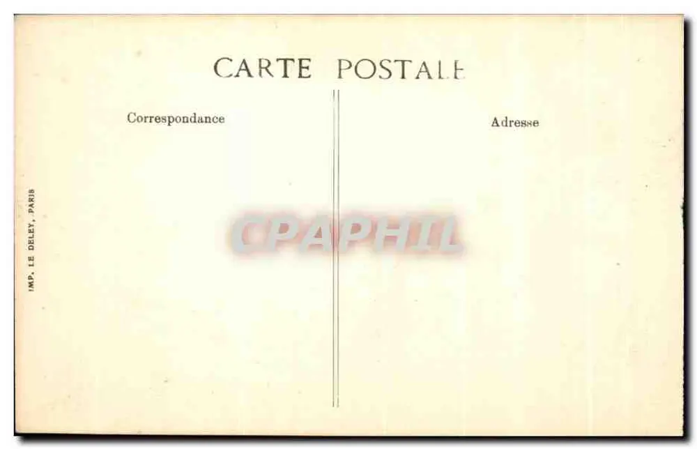 Rua de Paris — Trouville — Imp. Le Deley, Paris - Verso