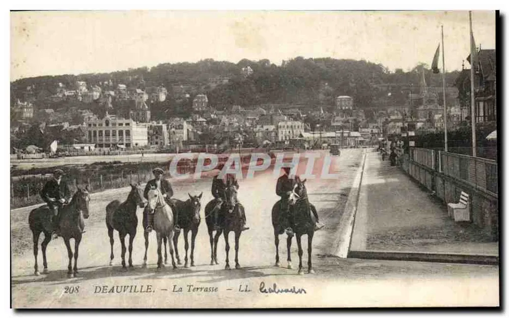 Deauville — La Terrasse — L.L. Belvador - Vorderseite