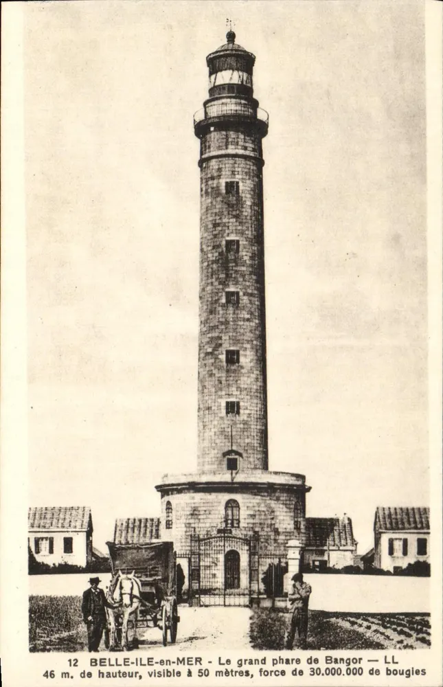 Belle-Île-en-Mer — Der große Leuchtturm von Bangor — LL - Vorderseite
