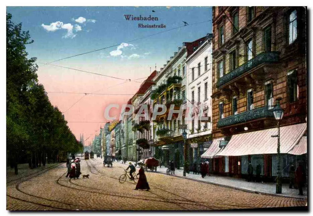 Wiesbaden — Rheinstraße — n°85072 - Frente