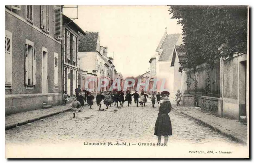 Lieusaint (S.&M.) — Grande Rue — Parcheron, editor - Lieusaint - Frente