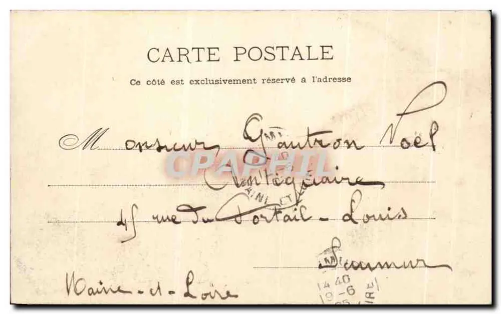 Fontainebleau-Barbizon — Plateau de la Caverne — A. Siron, phot.-édit., Barbizon (Série 162) - Rückseite