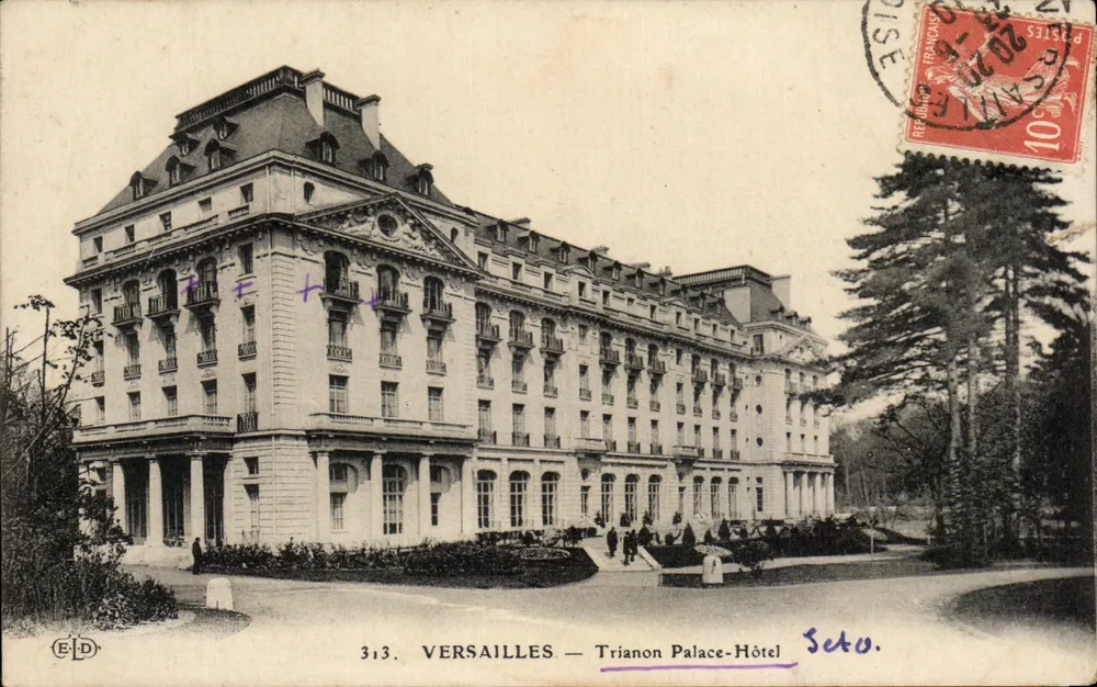 Versailles — Trianon Palace-Hôtel — Editor ELD, n° 313 - Frente
